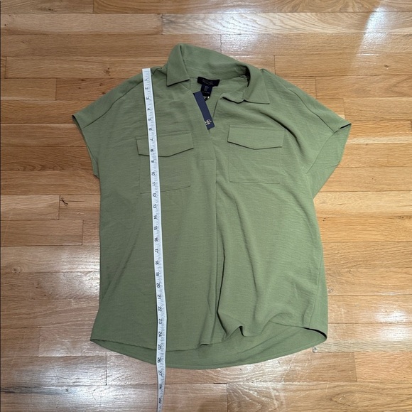 NWT RACHEL ROY Sage Green Blouse - Size S - Picture 5 of 6